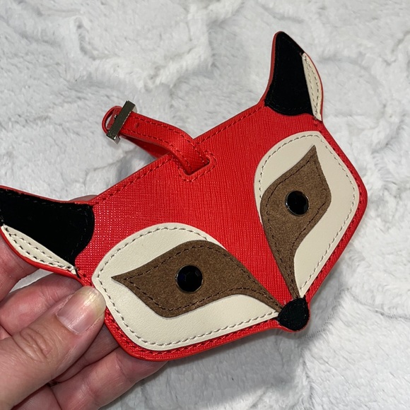 SOLD - kate spade Blaze a Trail Fox Luggage Tag - Picture 2 of 11